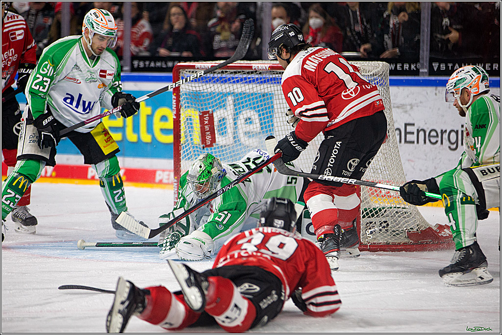 PENNY DEL; Koelner Haie- Bietigheim Steelers; Koeln, 22.01.2023